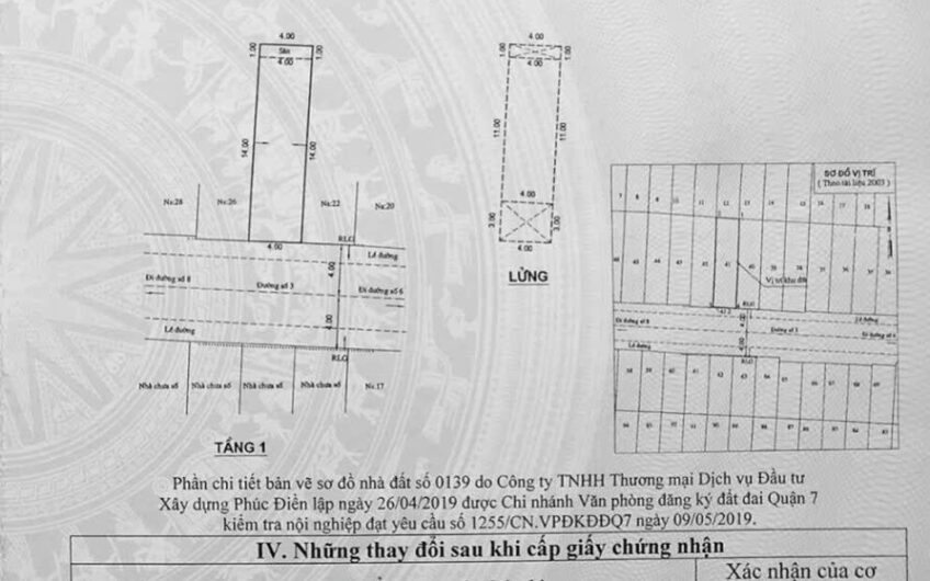 Căn Hộ Quận 7 Đường Số 3 Chợ Tân Mỹ Thu Nhập 25 Triệu – 10.2 Tỷ